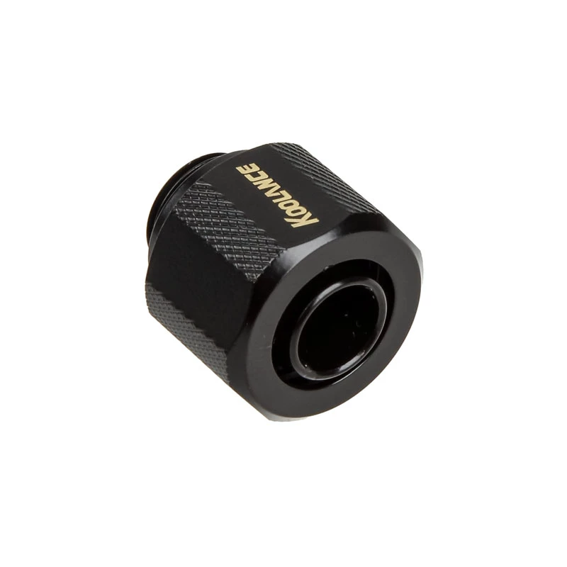 Koolance jungtis tiesi G1/4 colio AG – 13/10 mm – juoda