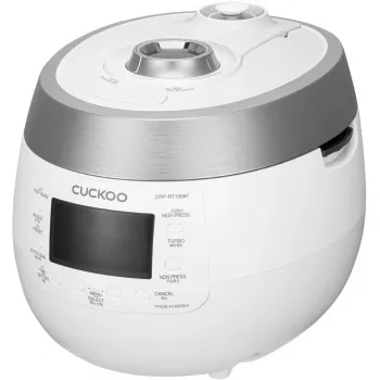 Cuckoo CRP-RT1008F, balta, 1,8 l, aliuminis, LED, mygtukai, 1,2 m