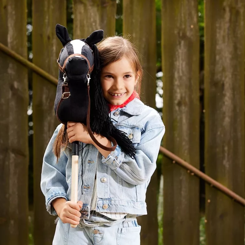 Horse on a stick HOPPIHORSE Hobby Horse A3 Juoda