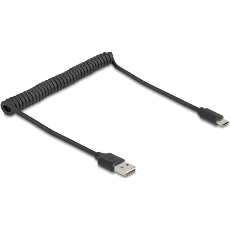 USB laidas DeLOCK 90133 USB 2.0 0,8 m juodas