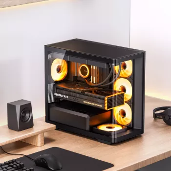 Kompiuterio korpusas Jonsbo D300 ATX Juoda