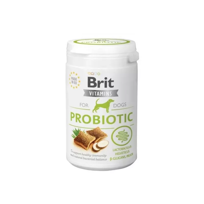Probiotinis papildas šunims Brit BRIT Vitamins, 150 g milteliai, vištienos skonio, be laktozės ir glitimo