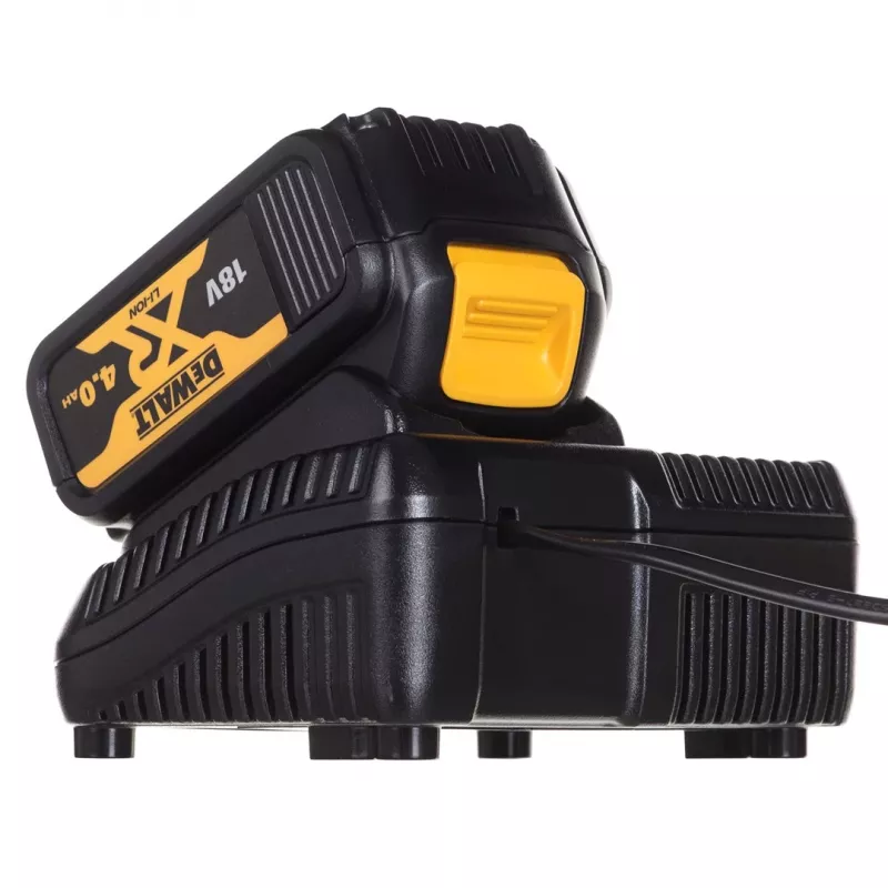 Belaidis elektrinių įrankių rinkinys DeWalt DCK2062M2T — 18 V, grąžtas DCD709 ir smūginis suktuvas DCF809 1/4 colio, 2×4,0 Ah baterijos, dėklas TSTAK II