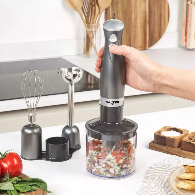 Salter EK2827GUNMETALFVDE Cosmos 3 in 1 Blender Set