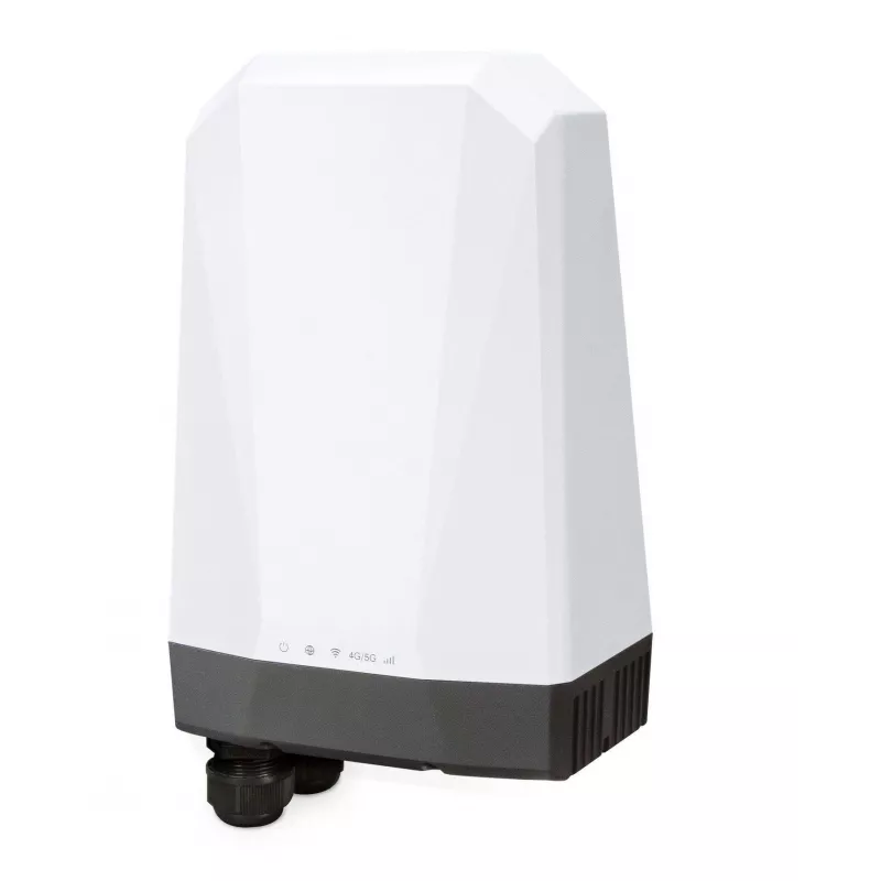 PLANET IP68 lygio pramoninis 5G NR lauko įrenginys, 1 prievadas, pilkai baltas