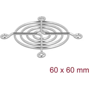 Ventiliatoriaus grotelės DeLOCK 67305 Metalinės Sidabrinės 53 mm
