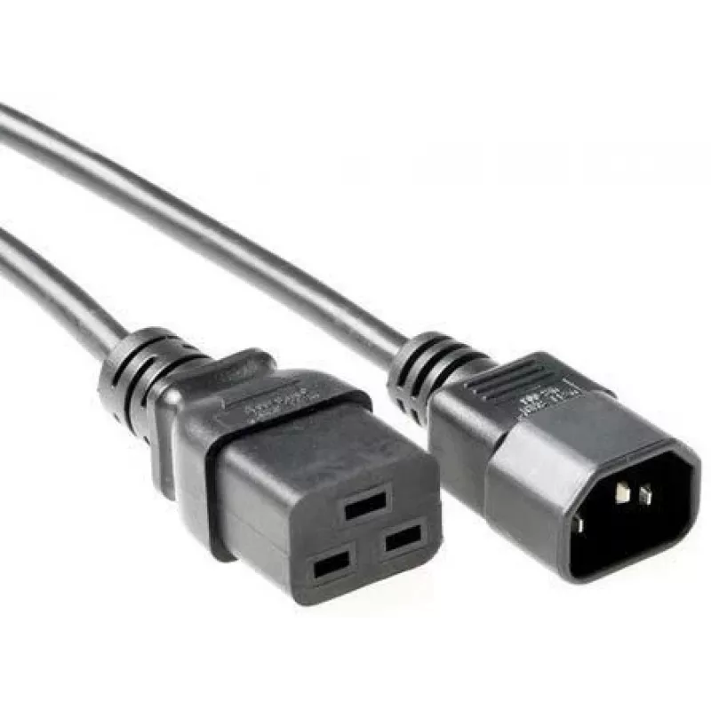 Microconnect PE0191450 maitinimo laidas juodas 5 m C19 jungtis C14 jungtis