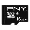 MicroSDHC PNY 16 GB Class 10 Juoda P-SDU16G10PPL-GE