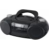 Nešiojamas Bluetooth boombox SENCOR SPT4710B — 20 W bendra galia, Bluetooth 5.3, CD/USB/FM, maitinimas iš baterijų arba elektros tinklo