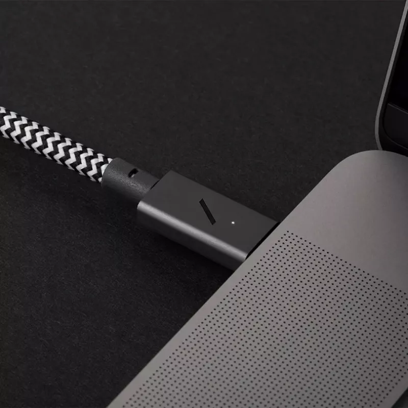 Laidas USB-C į USB-C Native Union Belt kabelis Pro 240W, 2,4 m, USB 2.0, 0,48 Gbit/s, Žalias