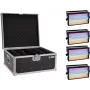 EUROLITE LED Super Strobe Set 20000679 — 4 LED blykstės šviestuvai su transportavimo dėklu