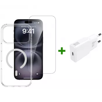 Border Case 4smarts iPhone 17 Pro Max 17.5 cm skaidri balta