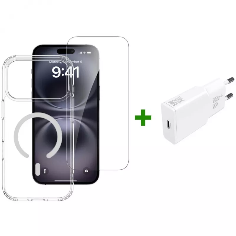 Border Case 4smarts iPhone 17 Pro Max 17.5 cm skaidri balta