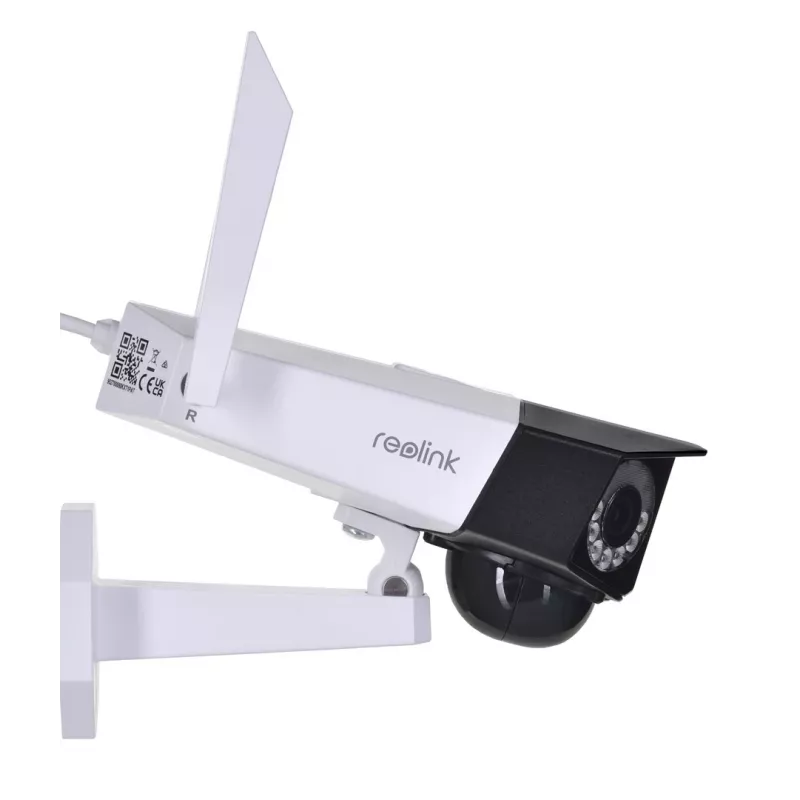 IP apsaugos kamera Reolink G750 6MP Bullet IP66 H.265, 4G LTE, 180° įstrižainė, 30 m naktinis matymas, 10400 mAh baterija