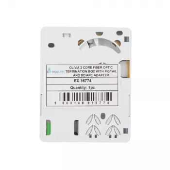 Extralink Olivia šviesolaidžio dėžutė, 2 sandūroms, su gembute ir SC/APC adapteriu