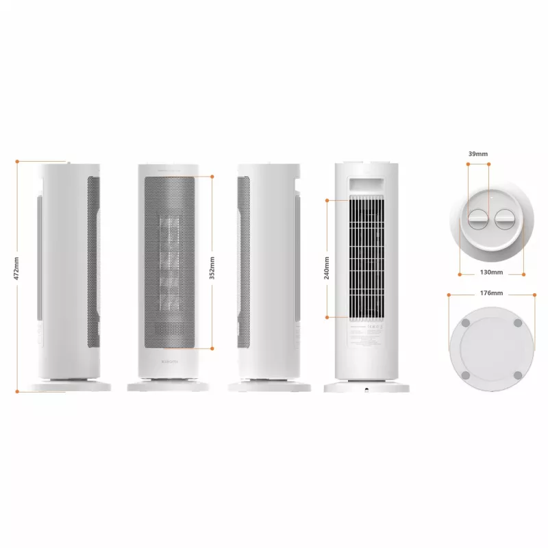 Ventiliatorinis šildytuvas, Xiaomi, BHR8228EU