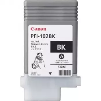 Rašalo kasetė Canon PFI-102BK juoda 130 ml, skirta imagePROGRAF spausdintuvams