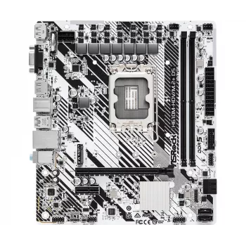 Mikroplokštė ASRock H610M-HDV/M.2+ D5 — Intel H610, LGA 1700, microATX, 2× DDR5 DIMM, M.2, HDMI 2.1, DP 1.4