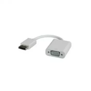 DisplayPort-VGA adapteris, DP ST - VGA BU, VGA D-Sub , DisplayPort, vyriškas, moteriškas, baltas