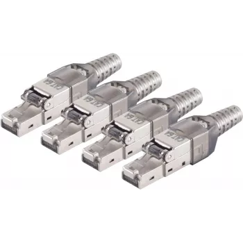 Vielos jungtis RJ-45 ShiverPeaks BS08-51001-4 Pilka