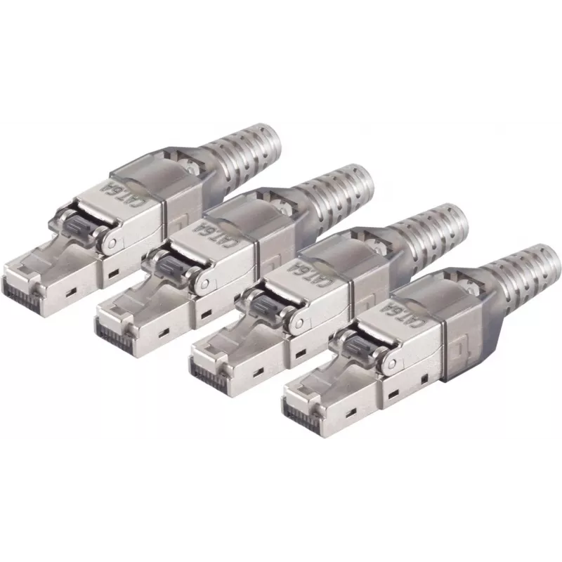 Vielos jungtis RJ-45 ShiverPeaks BS08-51001-4 Pilka
