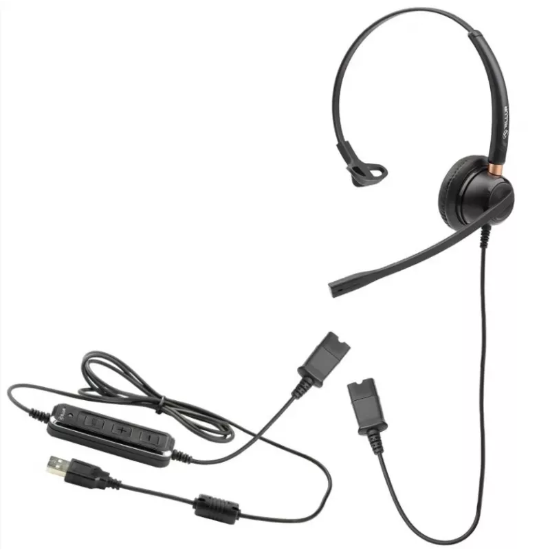 Ausinės Tellur Voice 510N Monofoninės USB Juodos