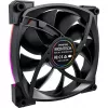 MONTECH RX140 PWM 140mm ARGB atvirkštinių menčių korpuso ventiliatorius - juodas