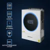 Qoltec, įtampos keitiklis, hibridinis saulės inverteris Off-Grid 4kVA 4kW 120A MPPT LCD Wi-Fi BMS Sinus