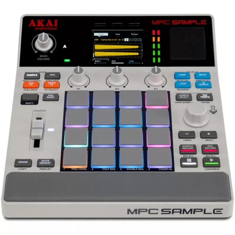 AKAI MPC SAMPLE – nešiojamasis sempleris/groovebox'as