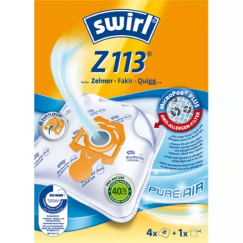 Swirl 197828 rankinis dulkių siurblys, baltas