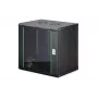 Sieninis stovas spintelė DIGITUS Dynamic-N 12U, 600x450 mm (PxG), IP20, raktinis užraktas, nesurinkta