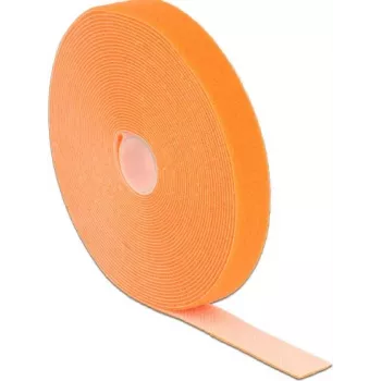 Užsegimas su kabliuku ir kilpele DeLOCK 18748 Oranžinis 20mm 10m