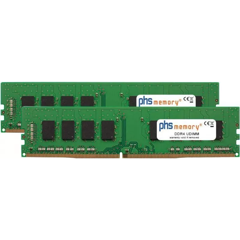 PHS-memory 32 GB (2x16 GB) rinkinys RAM atmintis, skirta Gigabyte GA-X150M-PRO ECC (rev. 1.0) DDR4 UDIMM 2133 MHz (SP152379)