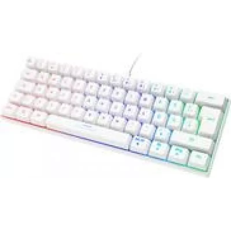 Mechaninė 60% mini žaidimų klaviatūra Imperial GAM-075-W-DE su kompaktišku išdėstymu