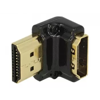 HDMI jungtis DeLOCK 65662 90° juoda