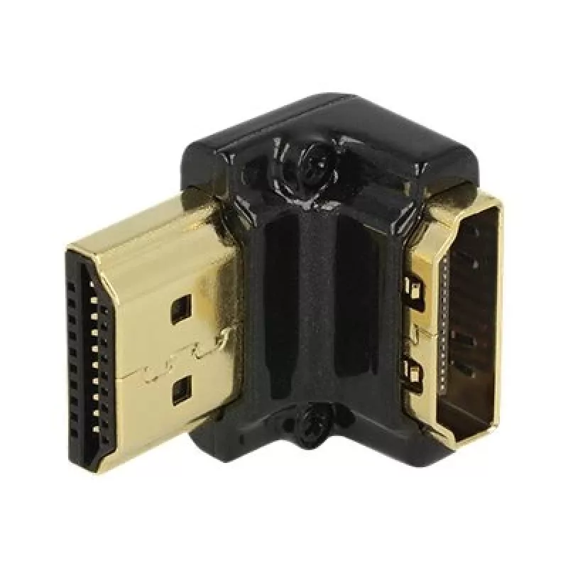 HDMI jungtis DeLOCK 65662 90° juoda