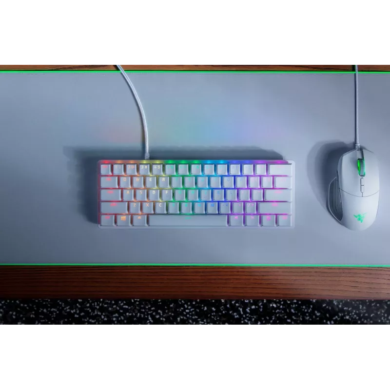 RAZER Huntsman Mini - Mercury Ed. Purple Switch - JAV išdėstymo klaviatūra