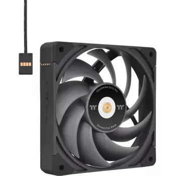 Thermaltake TOUGHFAN EX12 Pro Swappable Edition 120 mm korpuso ventiliatorius, 3 vnt. pakuotė, juodas