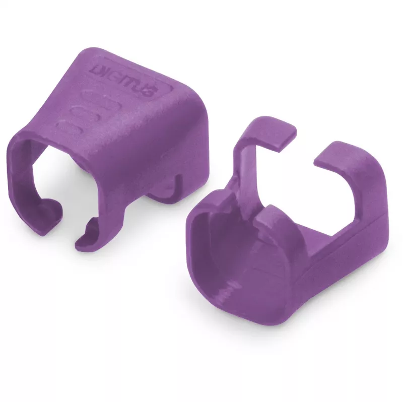 Spalvinis kodavimo segtukas Digitus Color clips skirtas pataisymo kabeliui A-CC-VI PVC violetinis