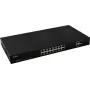 PULSAR SF116 tinklo komutatorius valdomas Fast Ethernet (10/100) Maitinimas per Ethernet (PoE) 1U juodas