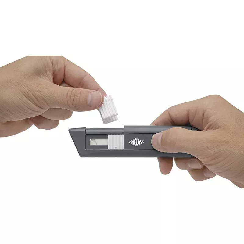 Utility Knife WEDO 79 810 Anthracite White