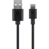 Goobay | USB-C įkrovimo ir sinchronizavimo laidas (USB-A > USB-C) | 38675 | Juodas | RJ-45 | RJ-45 90°