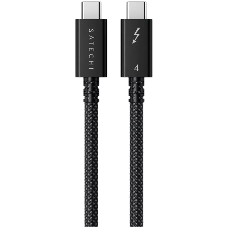 Satechi ST-YTB100K Thunderbolt kabelis 1 m 40 Gbit/s Juoda