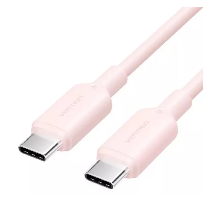 USB-C į USB-C kabelis Vention TRCPF — 1 m, rožinis
