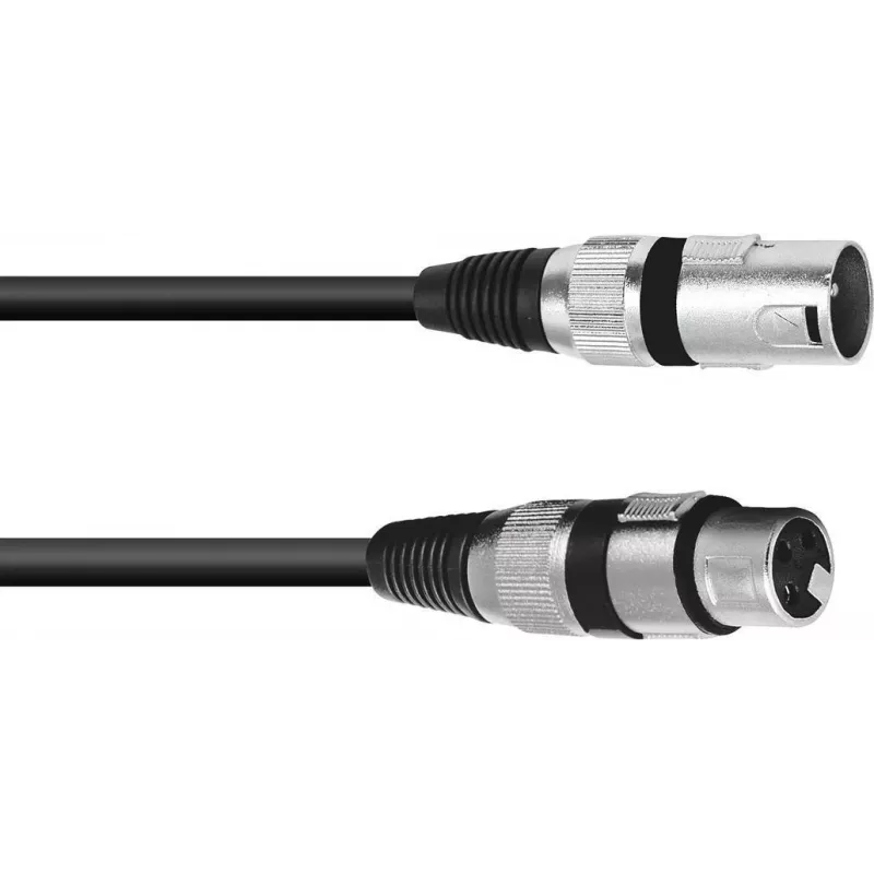 Garsiakalbio kabelis PSSO 2x2,5 mm², XLR jungtys, 5 m, juodas