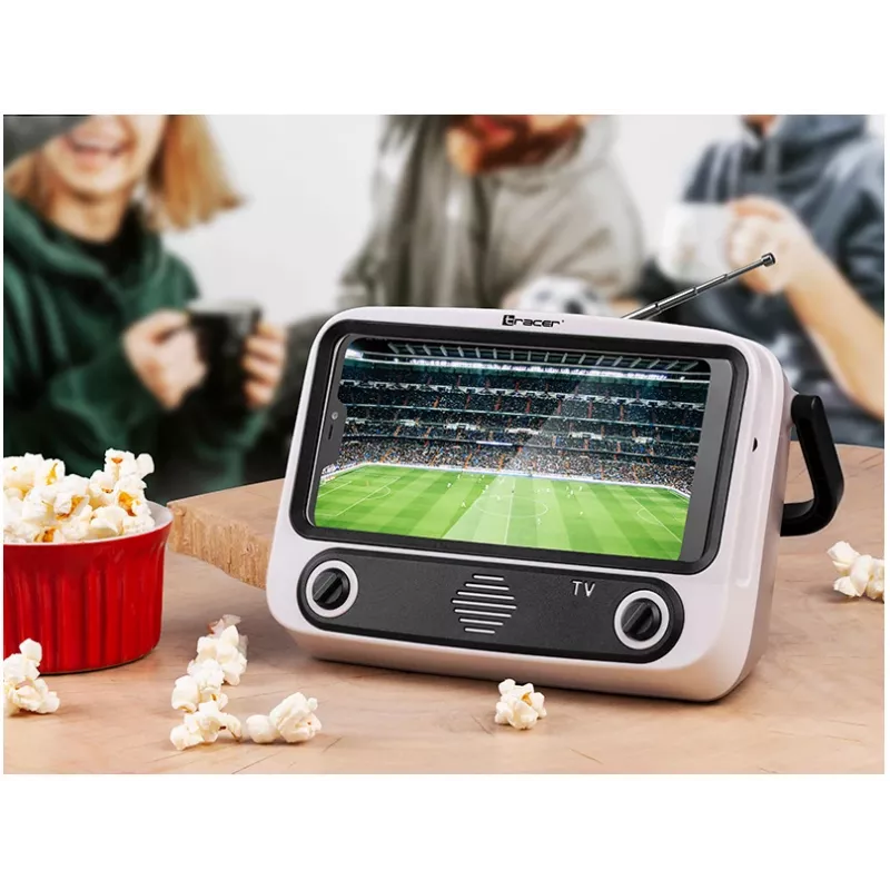 Mobilus stovas TRACER T-MLX48046 su Bluetooth garsiakalbiu, reguliuojamas telefono / planšetės laikiklis