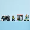 LEGO City policijos motociklo gaudynių rinkinys 60455 — 65 dalys, 2 minifigūrėlės, amžius 4+