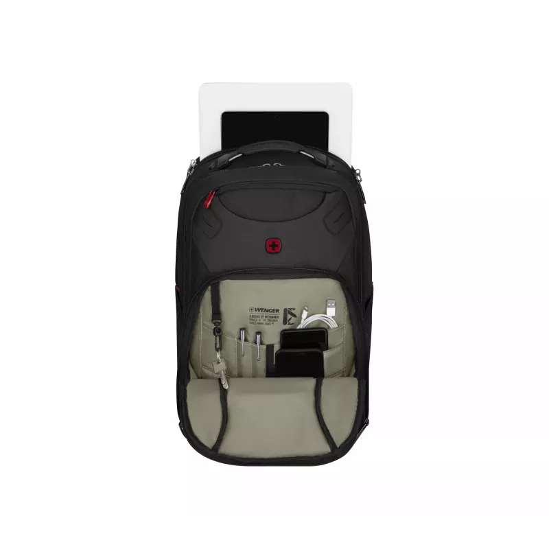 Laisvalaikio kuprinė Wenger SwissGear Cosmic Juoda Polyester PVC rPET
