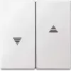 Merten 434419 šviesos jungiklis, baltas, termoreaktingas plastikas (434419)