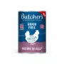 Šlapias šunų maistas „butcher's Originali Recipe in Jelly“ 400 g – vištiena, suaugusiems šunims